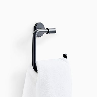  KES Black Toilet Paper Holder Stand Bathroom