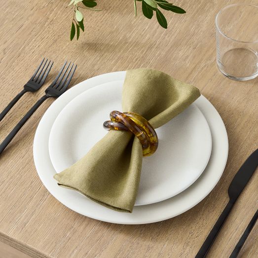 Wooden Napkin Rings  Set of 4 – Gather