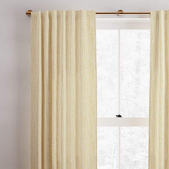 RHODE Batik Scallop Edge Curtains (Set of 2)