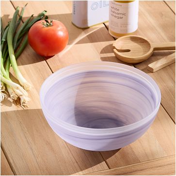 1 High Quality Large Glass Round Salad Bowl - Serving Dish - 120