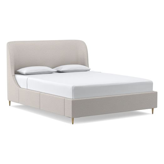 West elm king online size bed frame