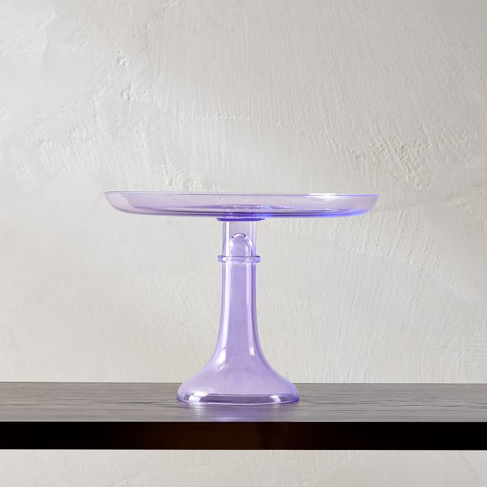 Estelle Colored Glass Cake Stand