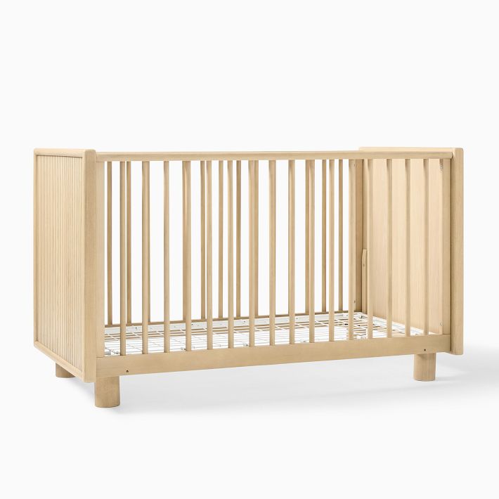 Natural on sale wooden crib