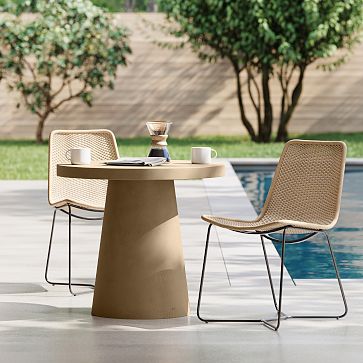 Stone bistro outlet table