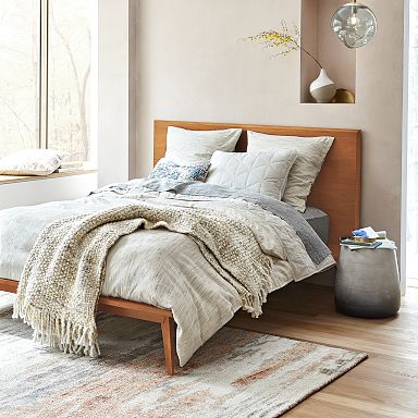 West elm mid outlet century storage bed