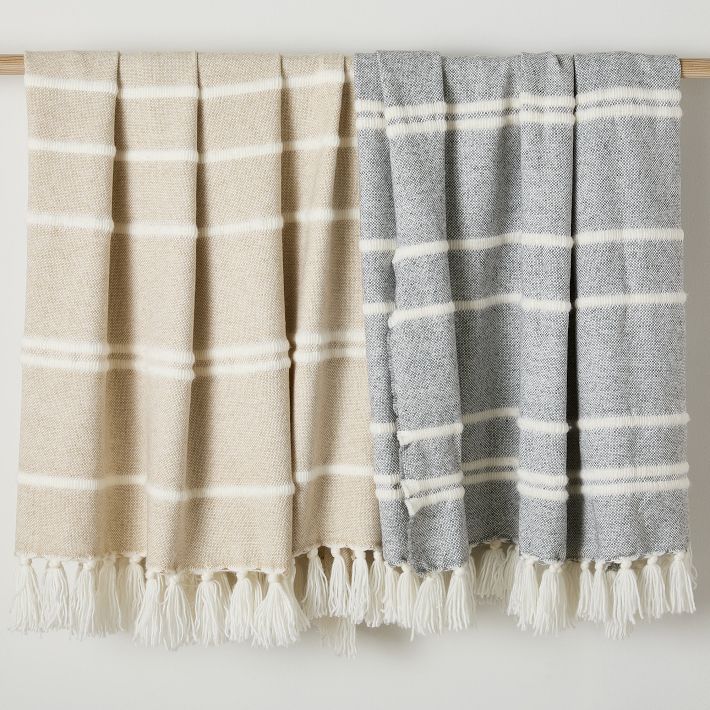 Coastal Stripe Throw West Elm