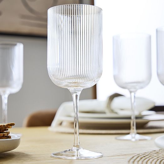 Fluted Wine Glass Sets West Elm