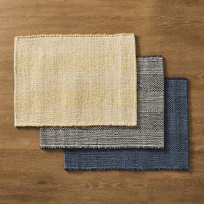 Handwoven Fishnet Abaca Placemats (Set of 2)