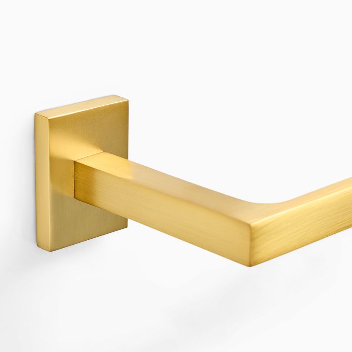 Modern Overhang Bathroom Hardware - Antique Brass