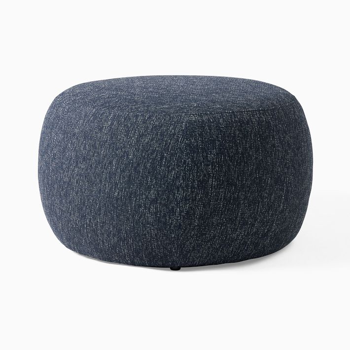 Cobble Round Ottoman - Large