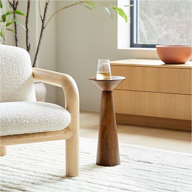 Beach Avenue Table | Modern Wood Side Table | Bedside Table | Small Coffee  Table