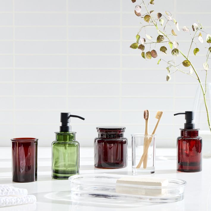 Apothecary Glass Bath Accessories West Elm