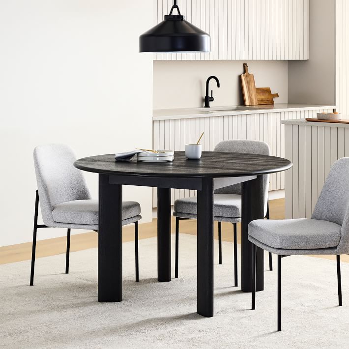 Anton Wedge Round Dining Table (48&quot;&ndash;60&quot;)