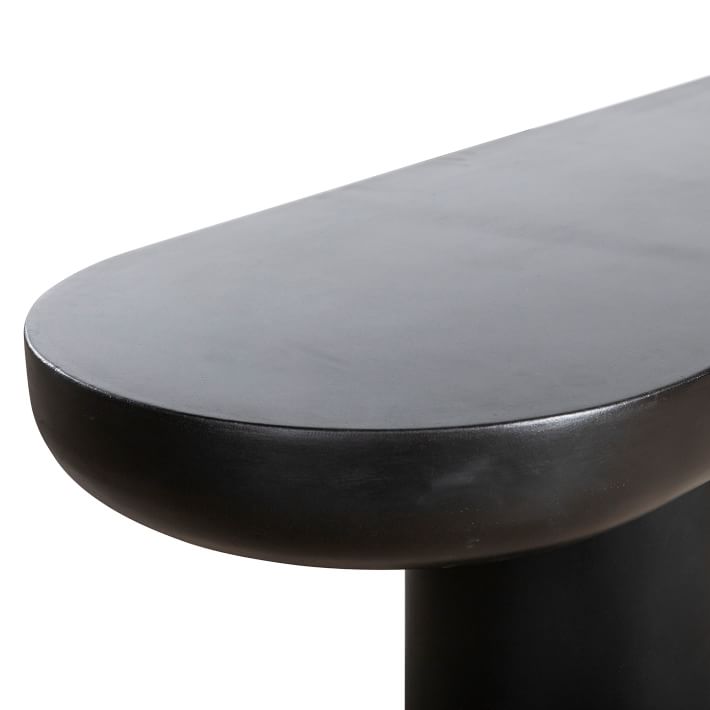 Contemporary Concrete Dining Bench (68") West Elm