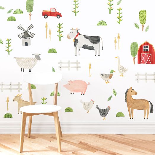 West Elm Mej Mej Away We Go Removable Wallpaper Kit, West Elm