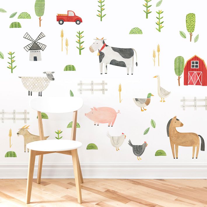 Mej Mej Rooftop House Peel & Stick Wall Decals