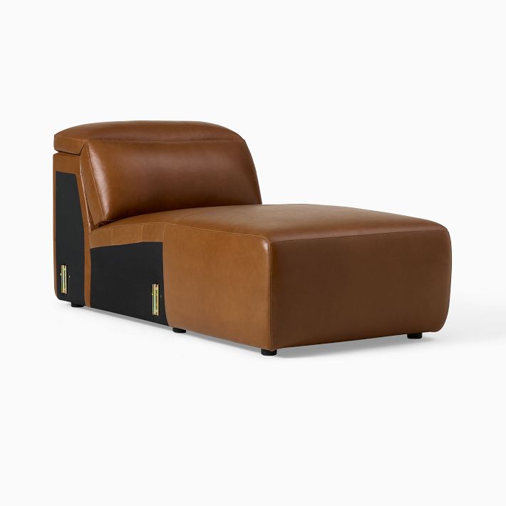 Build Your Own - Leo Motion Reclining Leather Sectional | West Elm