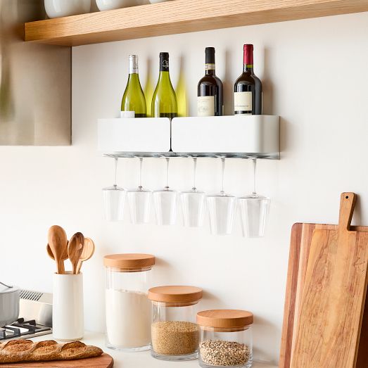 Kaloh Wall Wine Rack West Elm