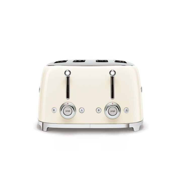 Smeg 4 Slot Toaster - Cream