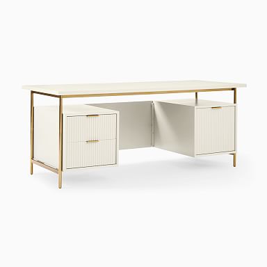 West elm outlet gold desk