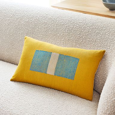 Quilted Throw Pillow With Insert Throw Pillows - Temu