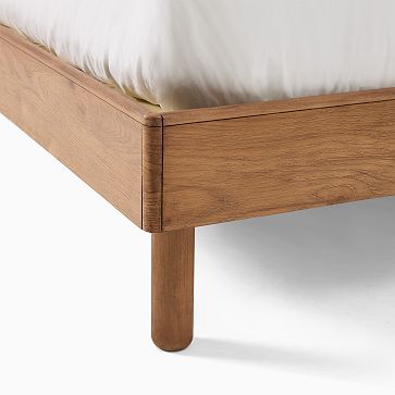 Miles Wood & Upholstered Bed | West Elm