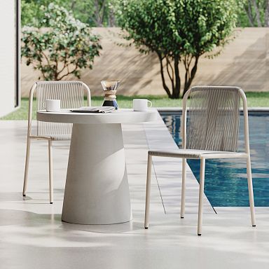 Morgan stacking discount patio dining chair