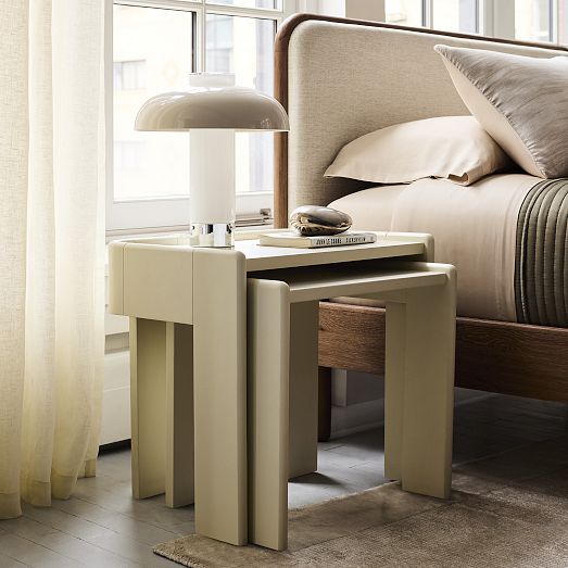 Rylee Nesting Nightstand (23"–26") | West Elm