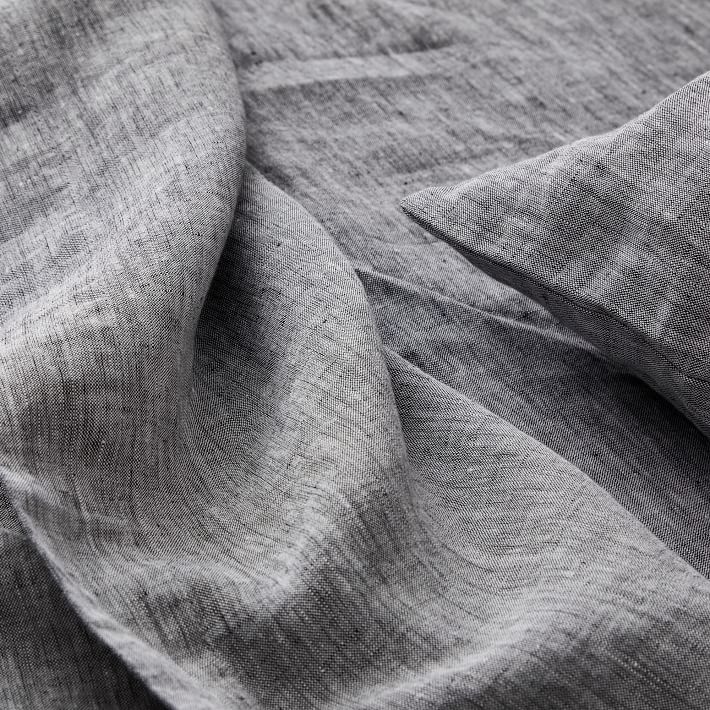 Raw Linen fabric by the yard, Flax linen sheet, Sheer Fabric