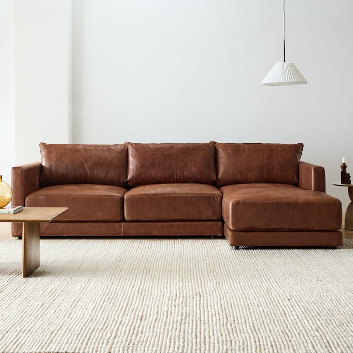 West elm 2 store piece chaise sectional