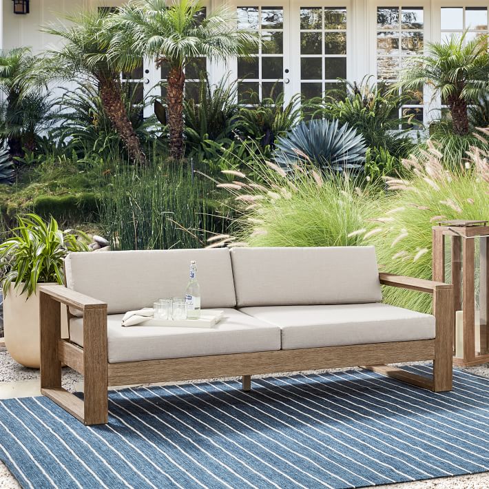 West elm outdoor deals loveseat