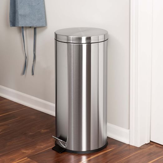 Round Step Trash Can | West Elm