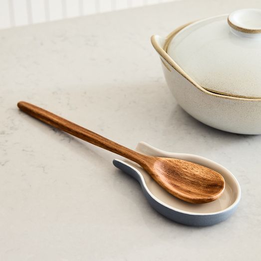 Ceramic Spoon Rest, Spoon Holder, Kitchen Cooking Utensil Rest