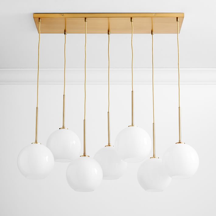 West elm sculptural 7 deals light chandelier