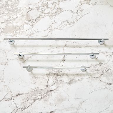 Modern Overhang Bath Hardware - Brass, Bathroom Hardware