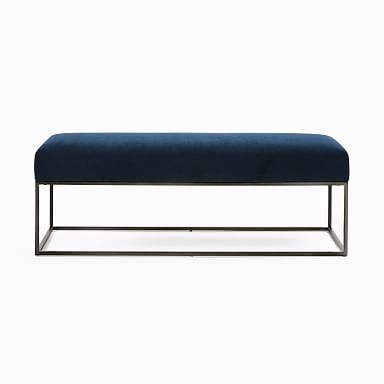 West elm deals velvet bench