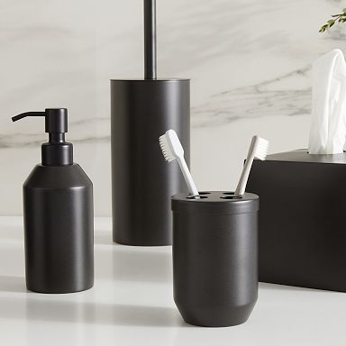 Black Bathroom Toiletries Storage Organizer Vanity Basket for Top Tank,  Toilet Paper Roll Holder Basket