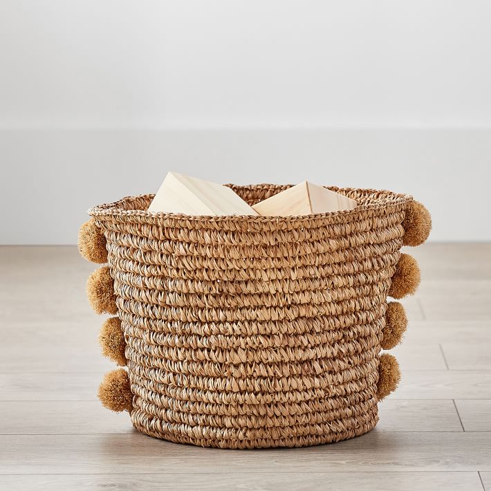 PomPom Storage Baskets West Elm