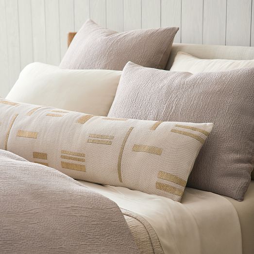 Silky TENCEL™ & Cotton Matelasse Duvet Cover & Shams West Elm