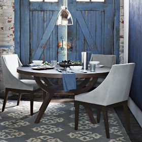 West elm turned pedestal bistro online table