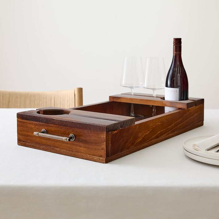 StoneWon Designs Co. Pine & Birch Wine Serving Tray