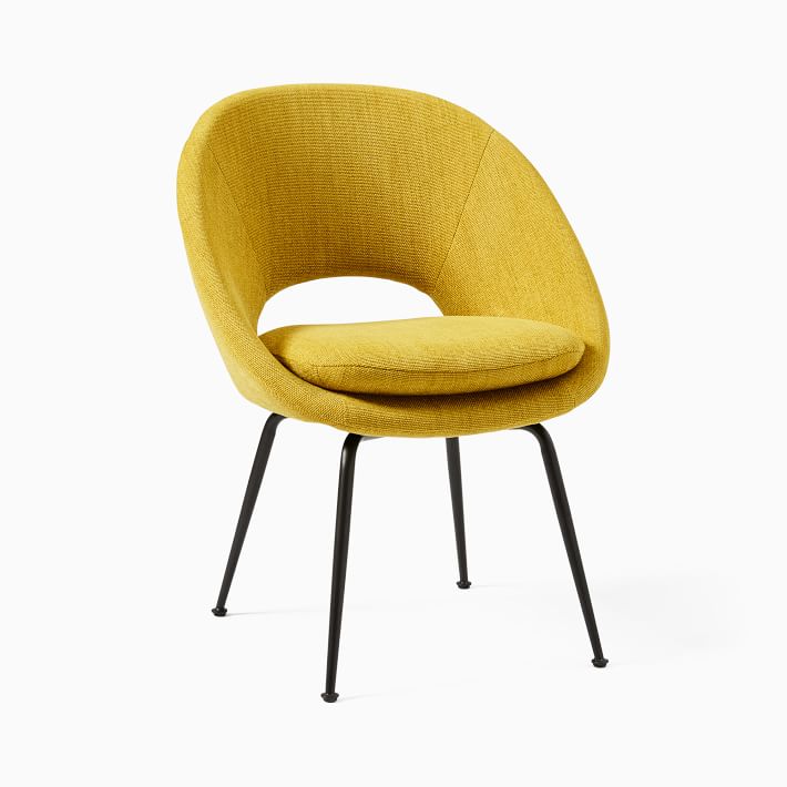 Orb Upholstered Dining Chair West Elm