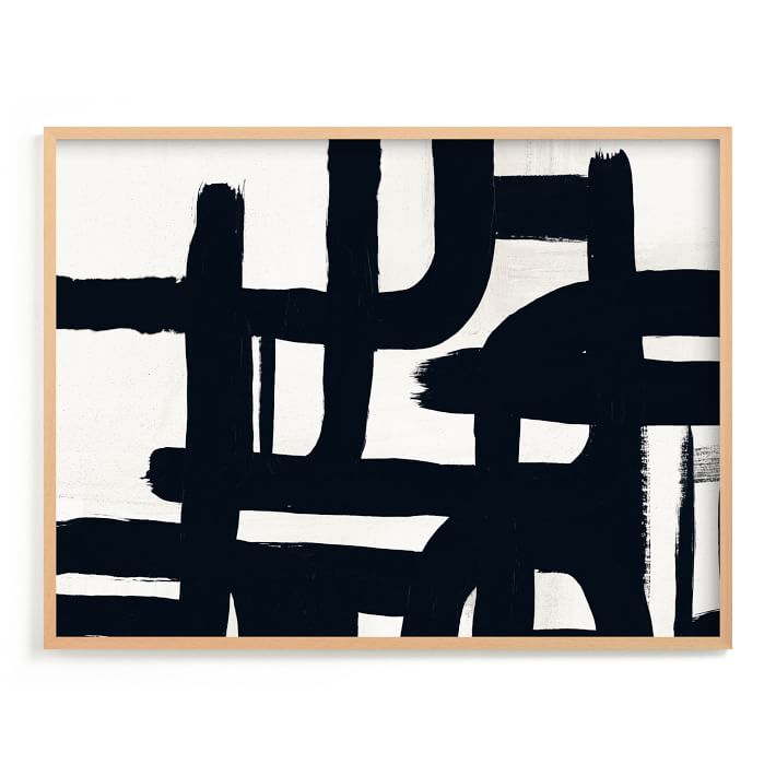 Black &amp; White Series III Framed Wall Art by Minted for West Elm