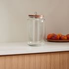 HAGS Restaurant Bathroom West Elm Glass Canisters 2022