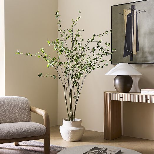 Faux Minimalist Citrus Potted Plant West Elm