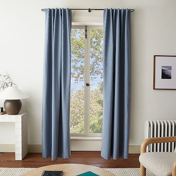 European Flax Linen Blackout Curtain | West Elm