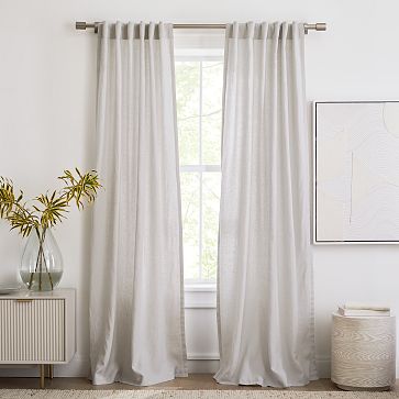 European Flax Linen Blackout Curtain | West Elm