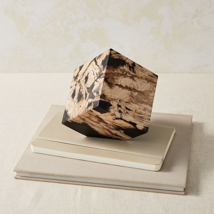 Petrified Wood Cube