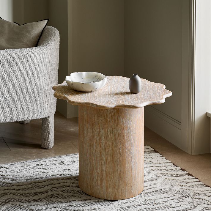 Fluted side table on sale west elm