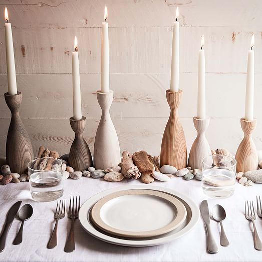 Farmhouse Pottery Pantry Candlesticks West Elm